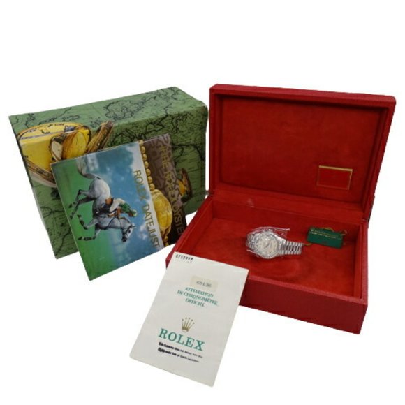 Rolex Datejust 69136G S watch ladies 10P bezel diamond automatic winding AT P... - Picture 7 of 16